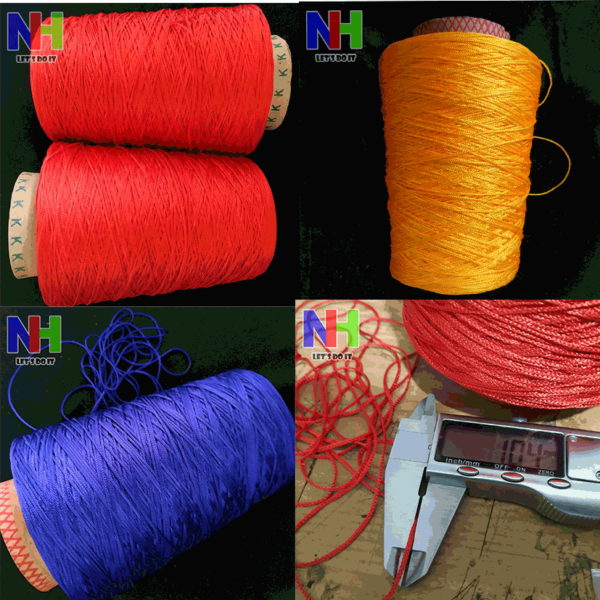 CUỘN DÂY CHỈ DÙ 1MM - 3 MÀU