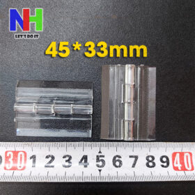 Bản lề mica acrylic 43x33mm chắc chắn