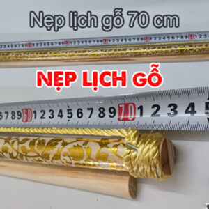 Nẹp gỗ treo tranh/lịch size 70cm