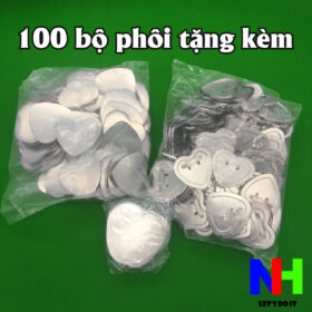 100 bộ phôi tặng kèm theo máy