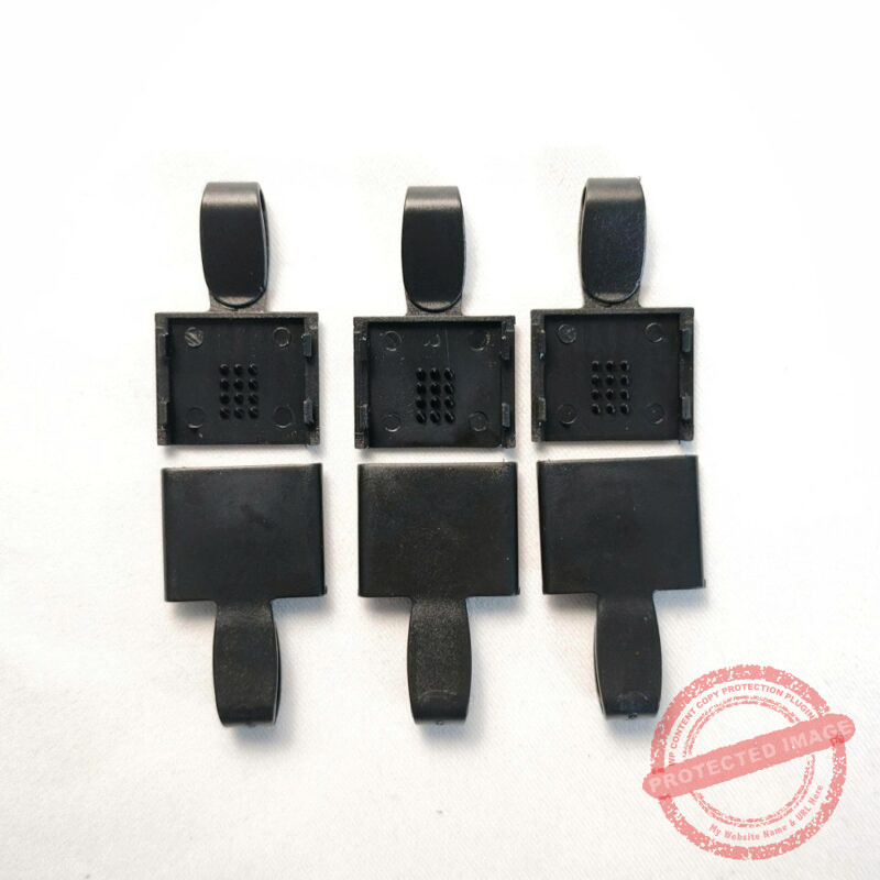 Đầu móc nhựa bản 2cm màu đen