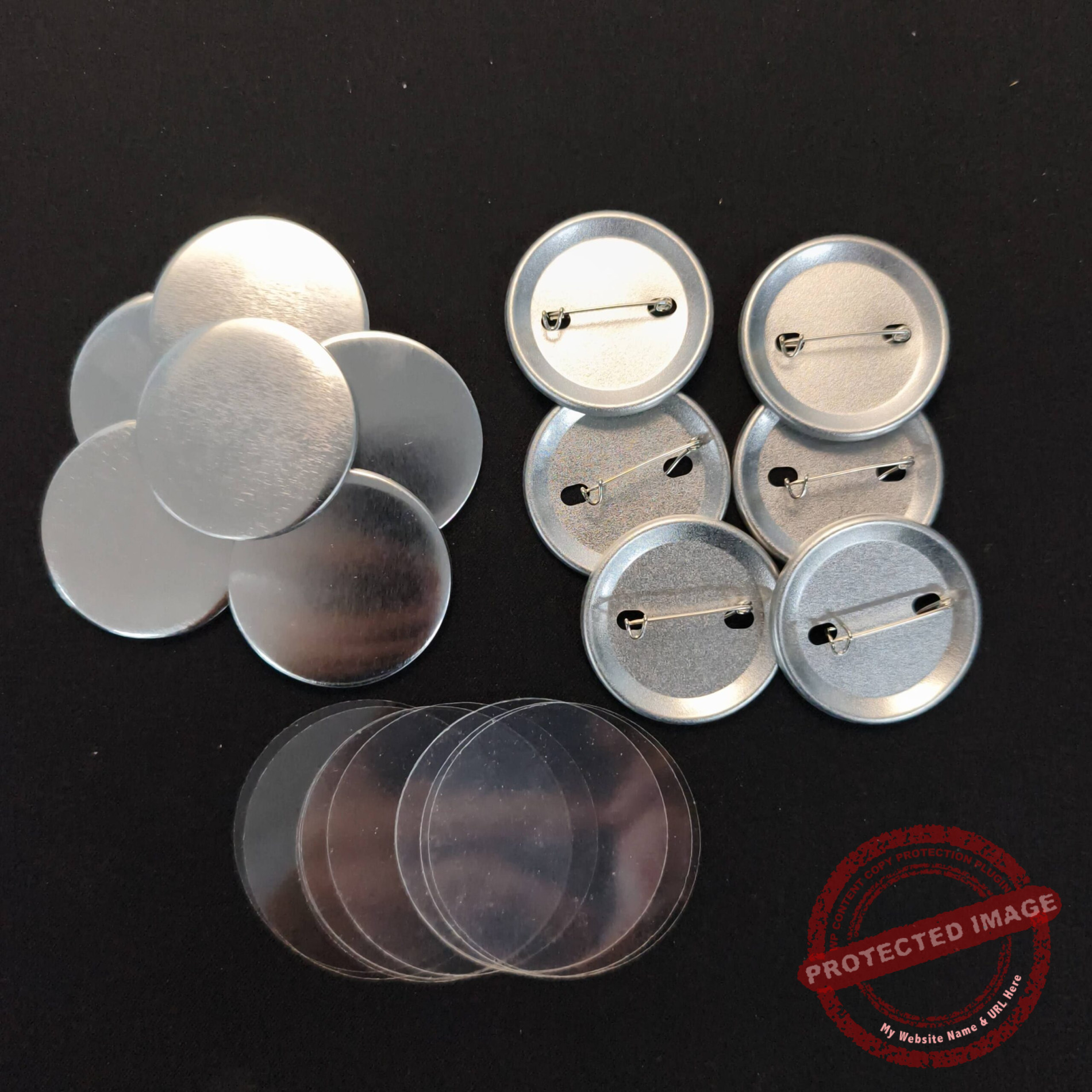 Huy hiệu kim loại 002 Phôi huy hiệu kim loại