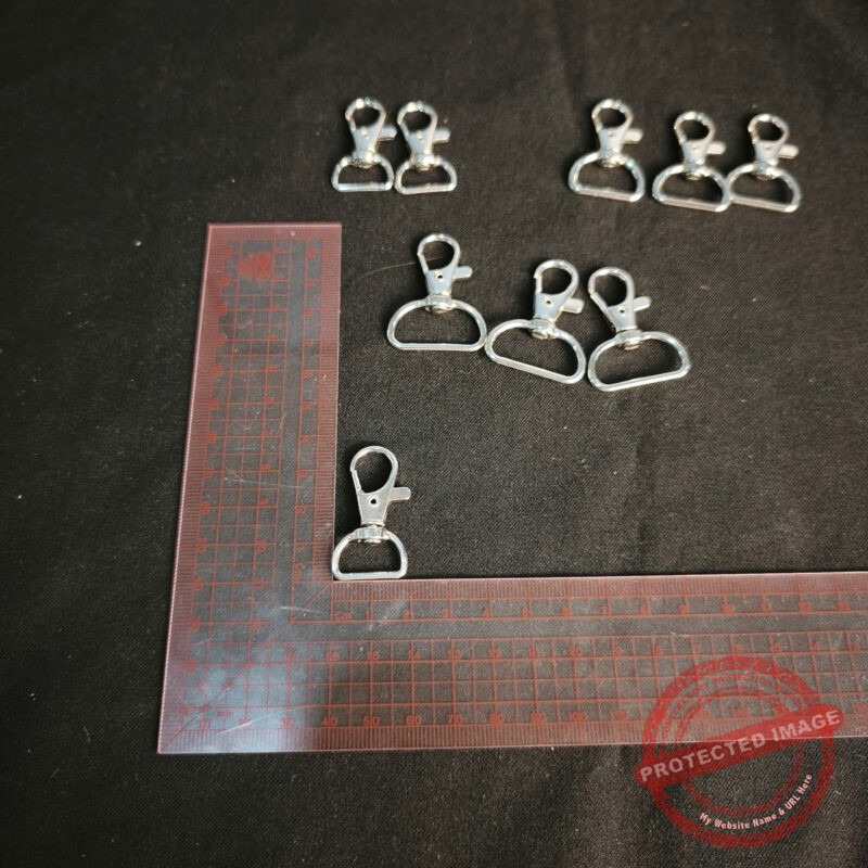 Móc càng cua màu bạc bản 1,5cm